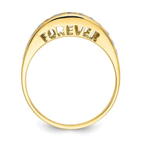 10k I LOVE YOU FOREVER  CZ Ring-10C1168