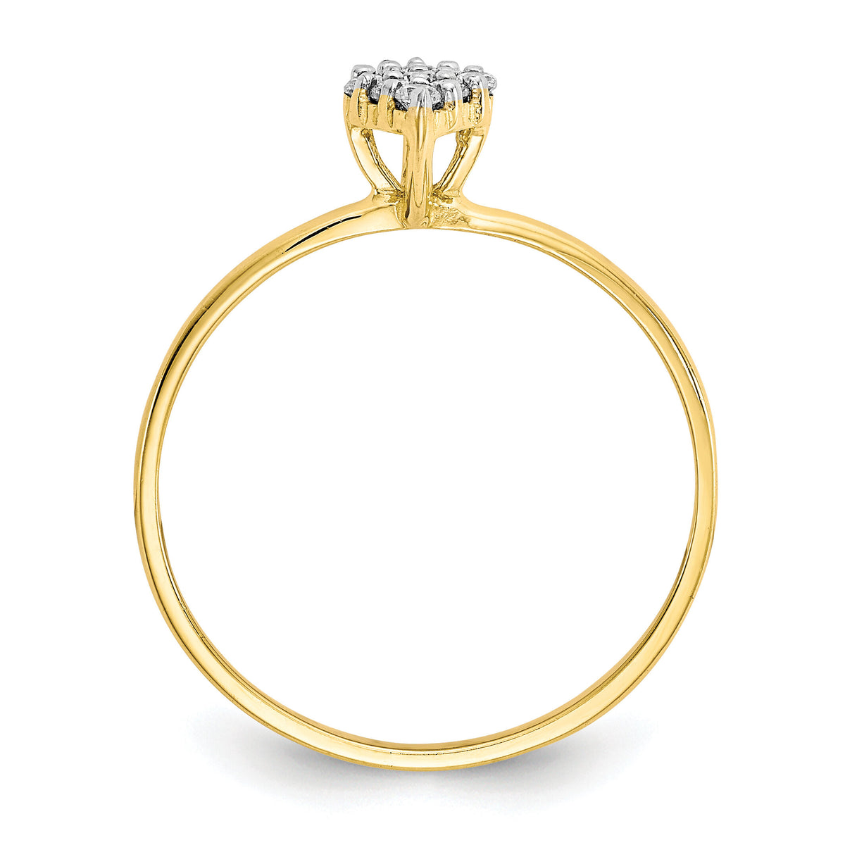 10k CZ Promise Ring-10C1176