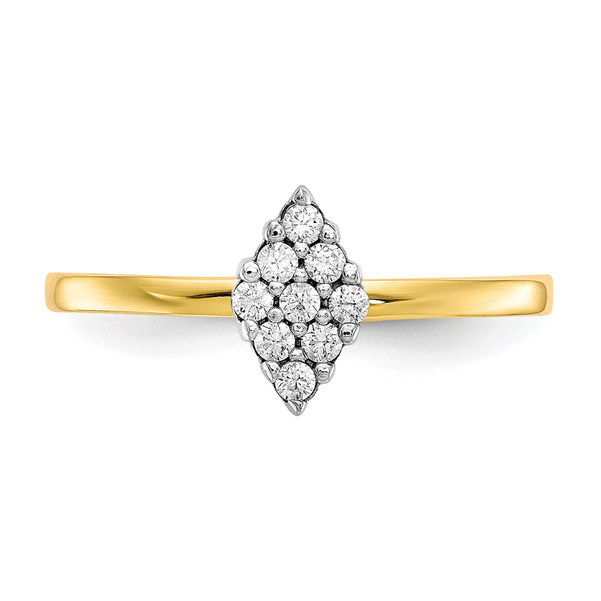 10k CZ Promise Ring-10C1176