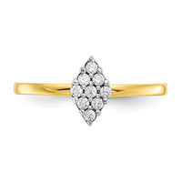 10k CZ Promise Ring-10C1176