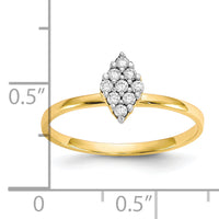10k CZ Promise Ring-10C1176
