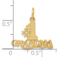10K #1 GRANDMA Charm-10C119