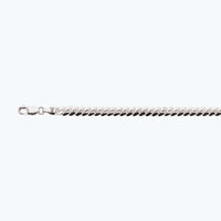 10K 6MM WHITE GOLD SOLID MIAMI CUBAN 26" CHAIN NECKLACE (AVAILABLE IN LENGTHS 7" - 30")