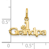 10K #1 GRANDPA Charm-10C120