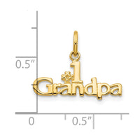 10K #1 GRANDPA Charm-10C120