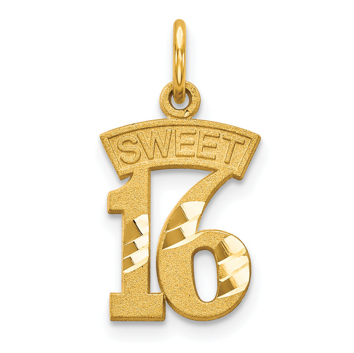 10k SWEET 16 Charm-10C125