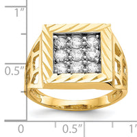 10k Men's CZ Ring-10C1302