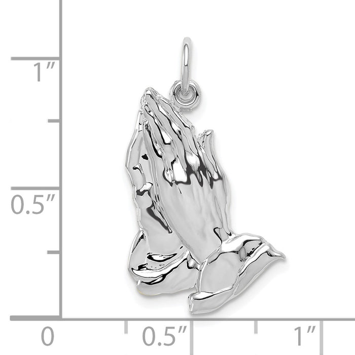 10kw Praying Hands Pendant-10C1305W