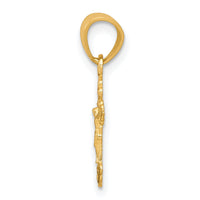 10k Tiny Crucifix Pendant-10C1309