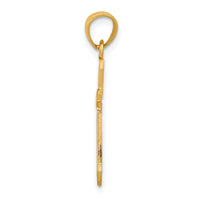 10k Passion Cross Pendant-10C1310