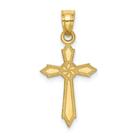 10k Passion Cross Pendant-10C1310