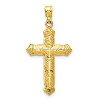 10k Passion Cross Pendant-10C1315