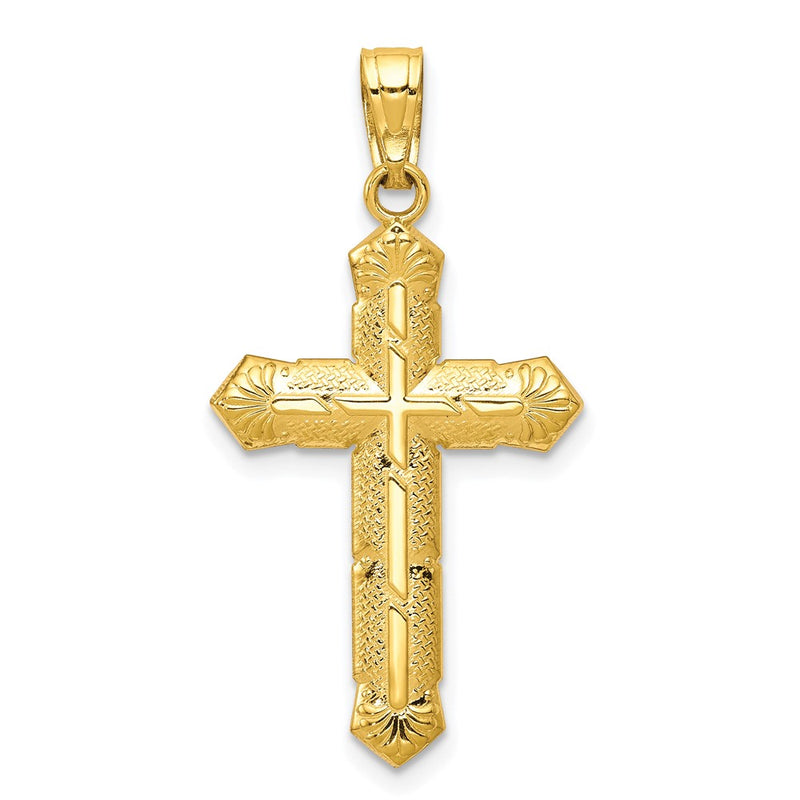 10k Passion Cross Pendant-10C1315