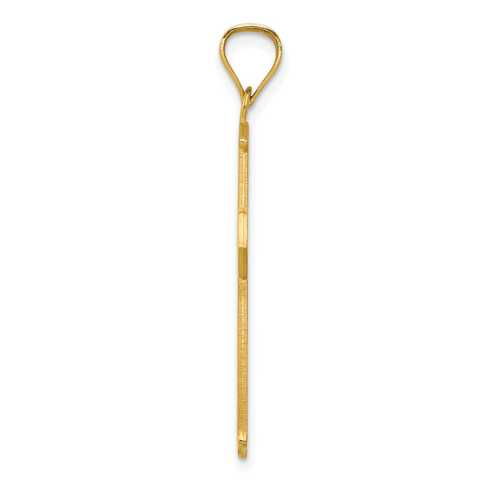 10k Cross Pendant-10C1316