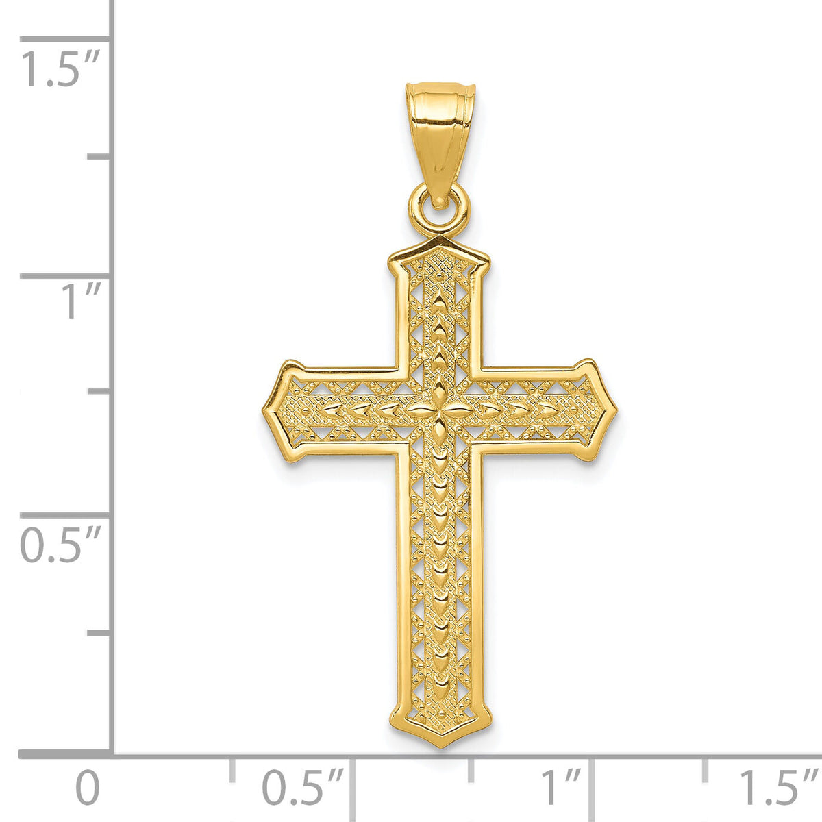 10k Cross Pendant-10C1316