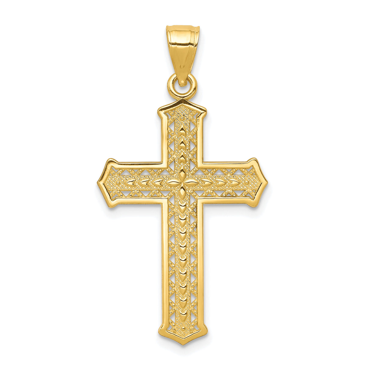 10k Cross Pendant-10C1316