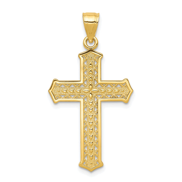 10k Cross Pendant-10C1316