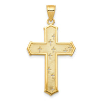 10k Passion Cross Pendant-10C1317