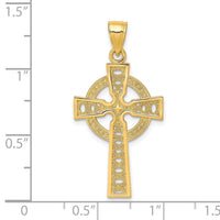 10k Iona Cross Pendant-10C1322