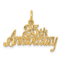 10k 25th ANNIVERSARY Charm-10C133