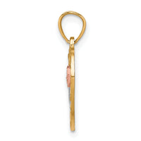 10K Two-Tone w/White Rhodium ABUELA Pendant-10C1356
