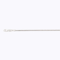 10K 2MM WHITE GOLD VENETIAN BOX 18" CHAIN NECKLACE (AVAILABLE IN LENGTHS 7" - 30")