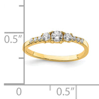 10K CZ Fancy Child's Ring-10C1388