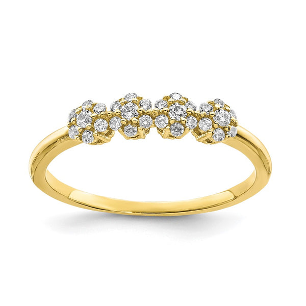 10K CZ Stackable Ring-10C1394