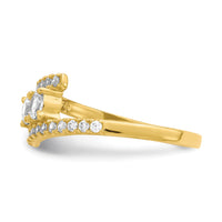 10K CZ Fancy Ring-10C1407