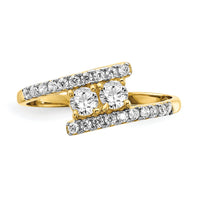 10K CZ Fancy Ring-10C1407