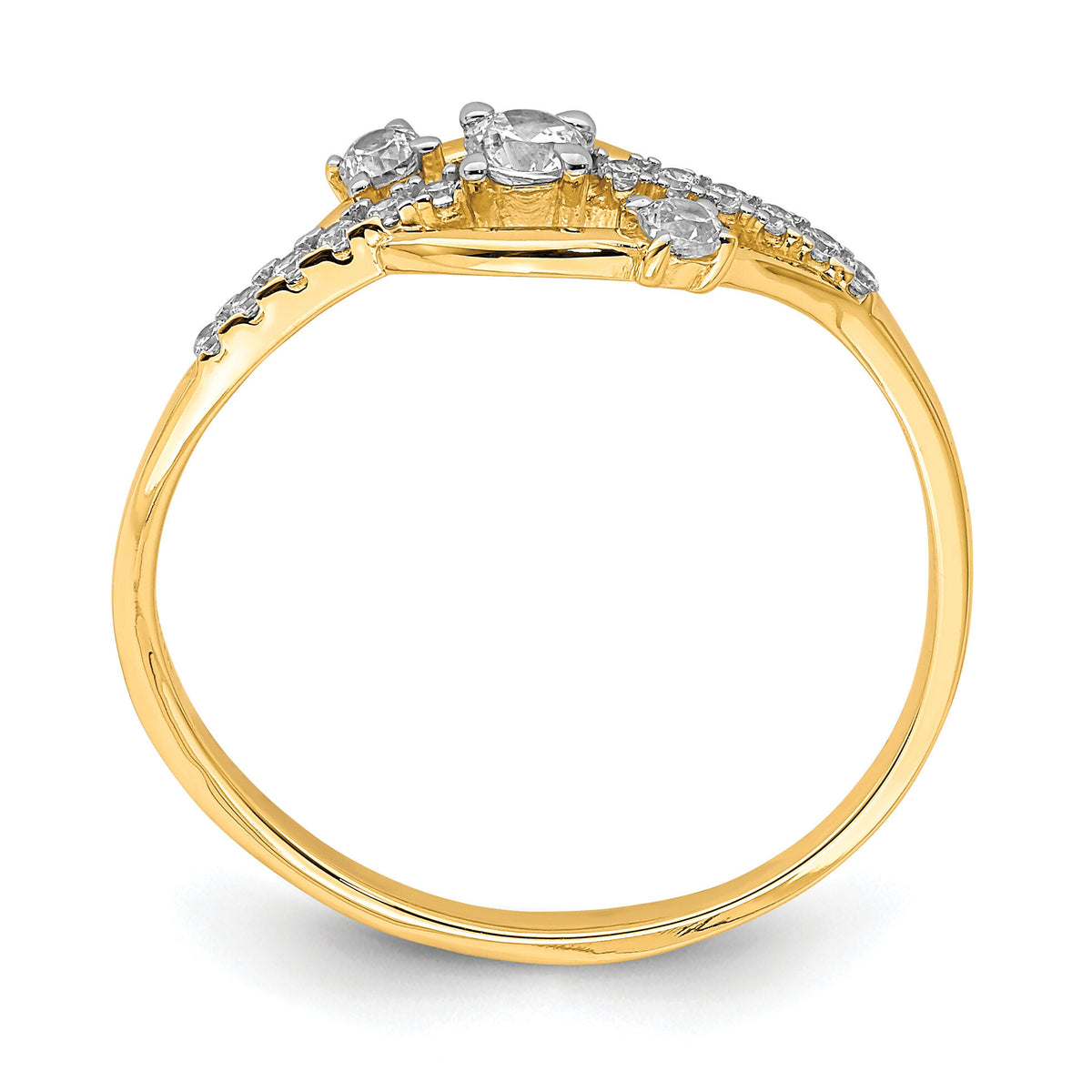 10K CZ Fancy Ring-10C1409
