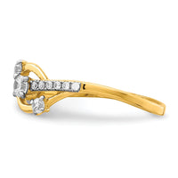 10K CZ Fancy Ring-10C1409