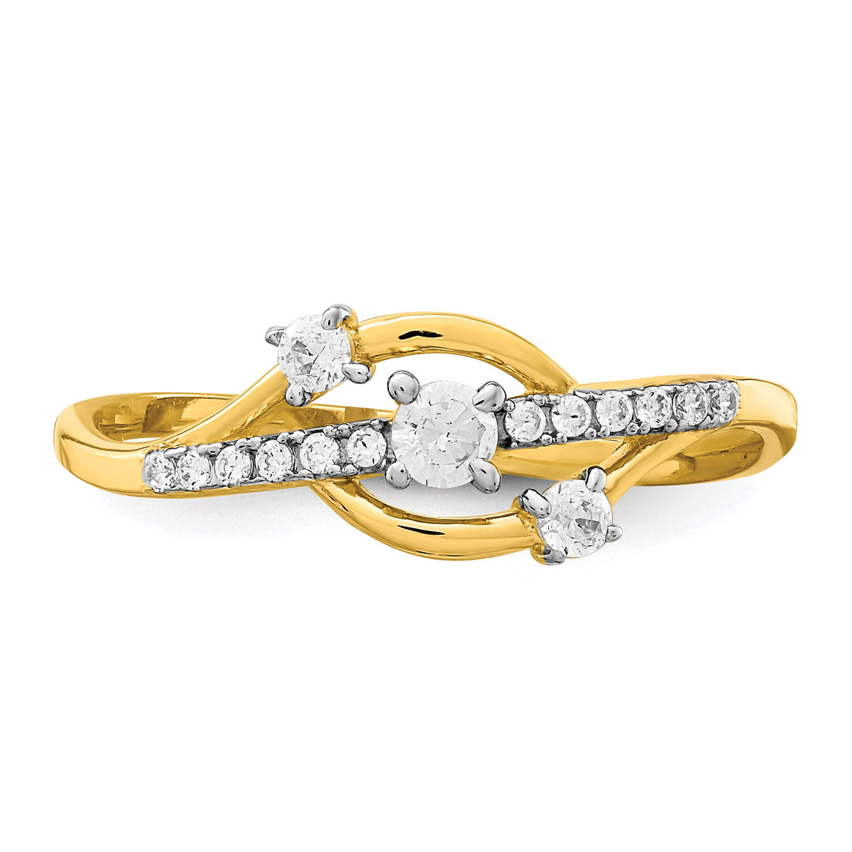 10K CZ Fancy Ring-10C1409