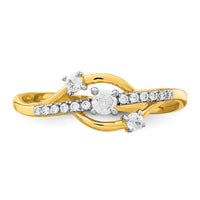 10K CZ Fancy Ring-10C1409