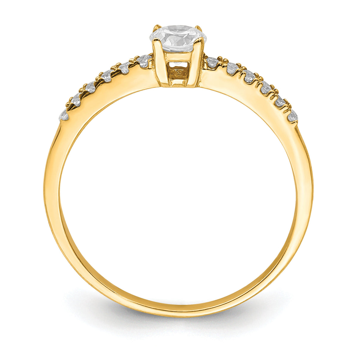 10K CZ Fancy Ring-10C1410