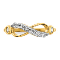 10K CZ Infinity Ring-10C1412