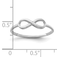 10K White Gold Infinity Ring-10C1414W