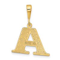 10k Initial A Pendant-10C1449-A