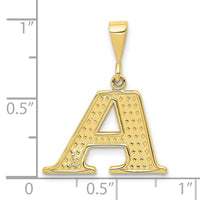 10k Initial A Pendant-10C1449-A