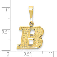 10k Initial B Pendant-10C1449-B