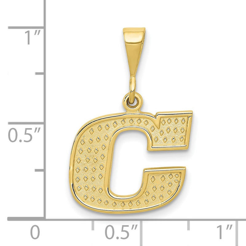 10k Initial C Pendant-10C1449-C