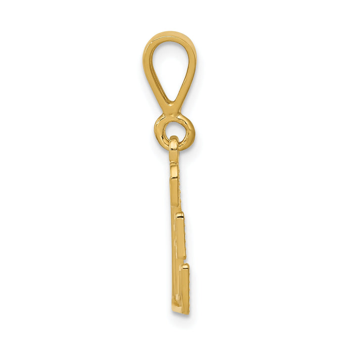 10KY Initial E Pendant-10C1449-E