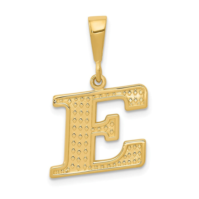 10KY Initial E Pendant-10C1449-E