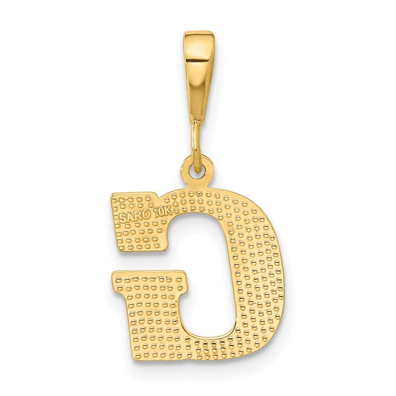 10KY Initial G Pendant-10C1449-G