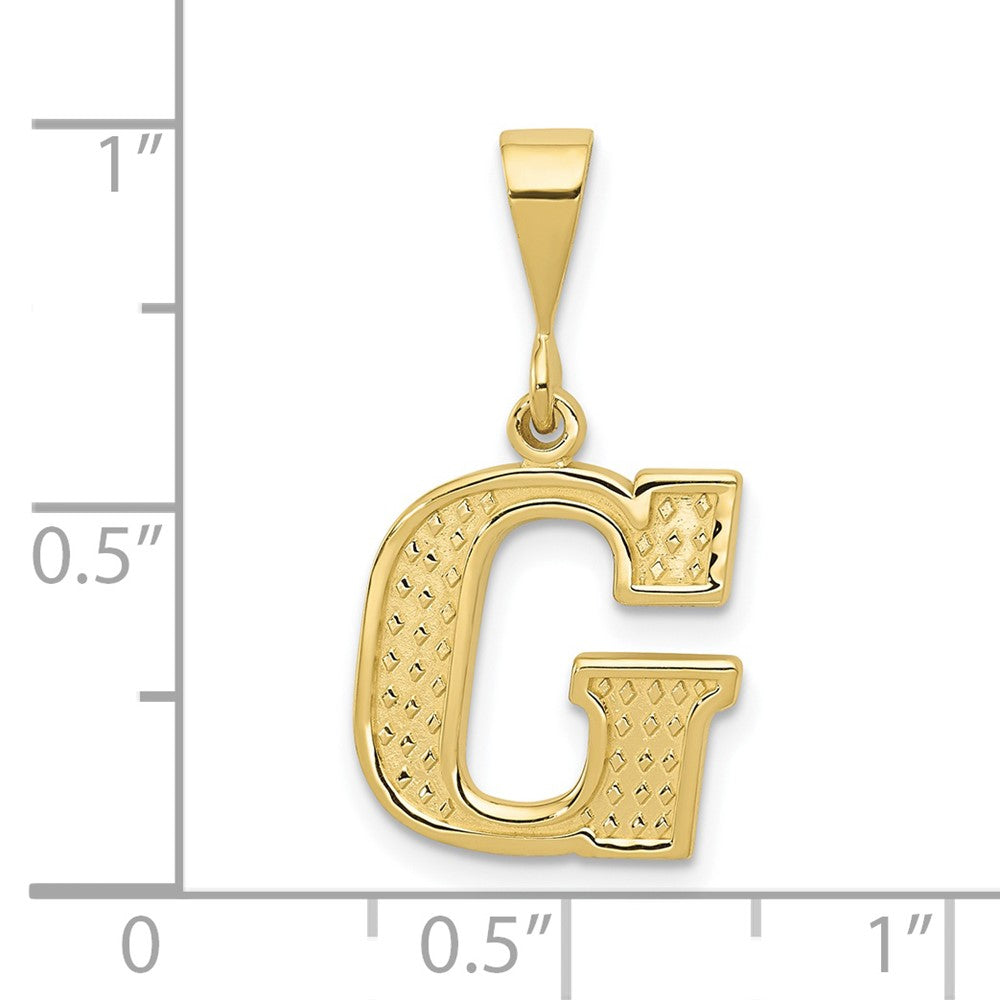 10KY Initial G Pendant-10C1449-G