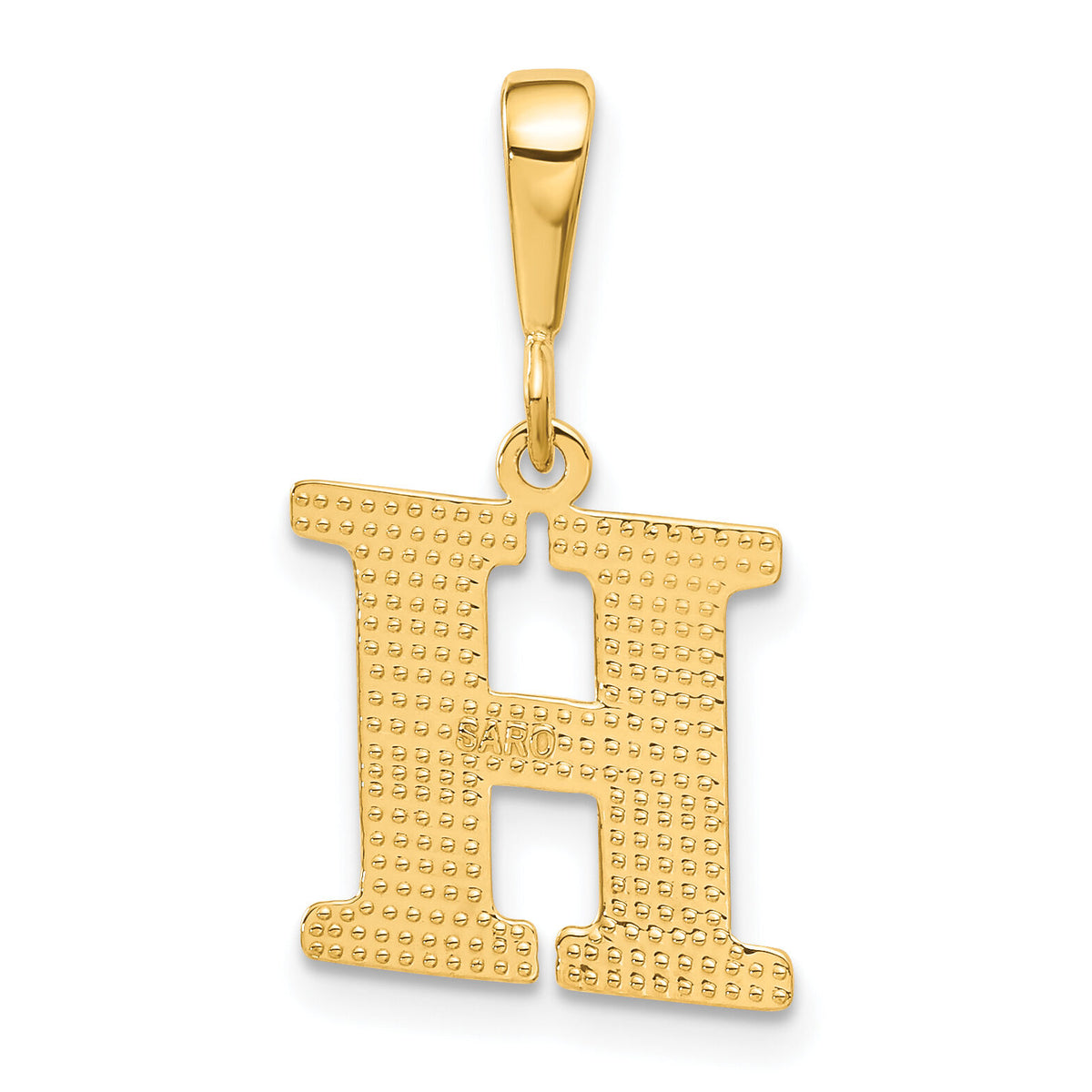 10KY Initial H Pendant-10C1449-H