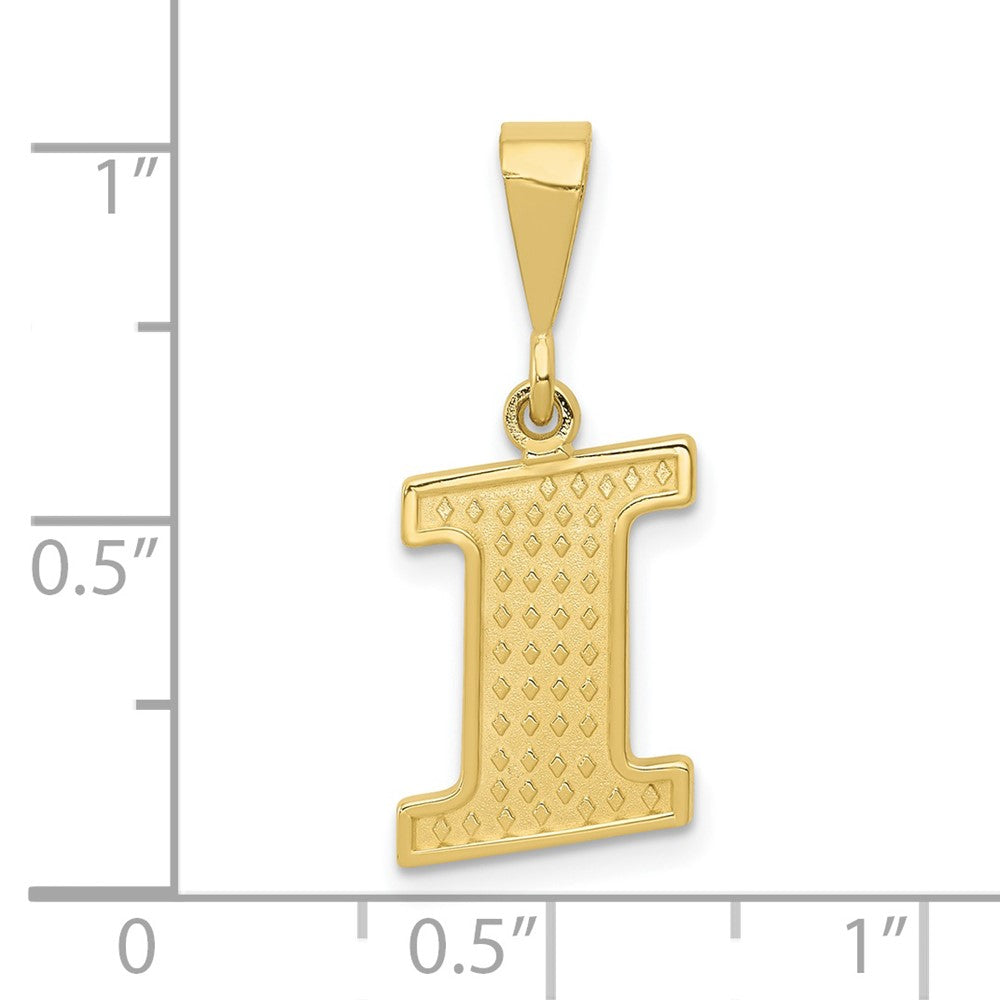 10KY Initial I Pendant-10C1449-I