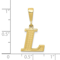 10KY Initial L Pendant-10C1449-L