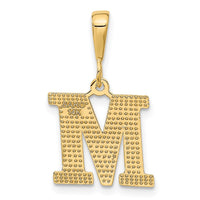 10KY Initial M Pendant-10C1449-M