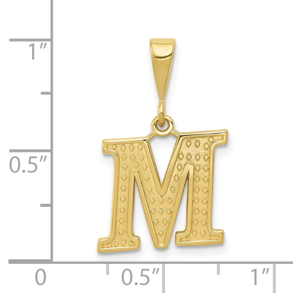 10KY Initial M Pendant-10C1449-M